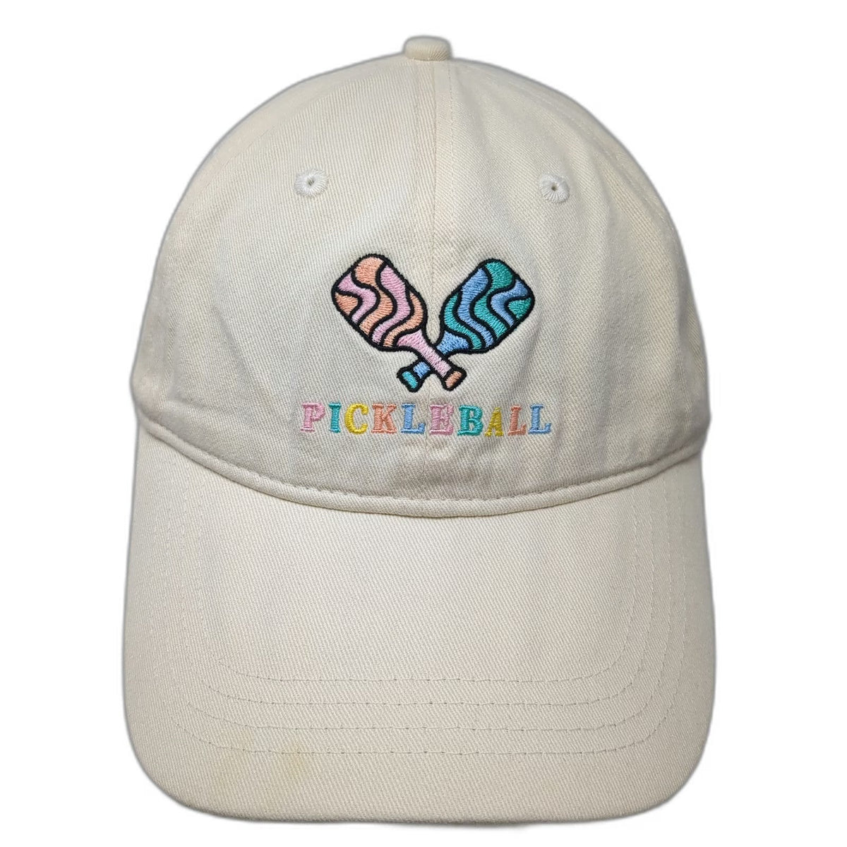 Frasier Sterling Baseball Cap Beige One Size Pickleball Sport Adjustable Hat