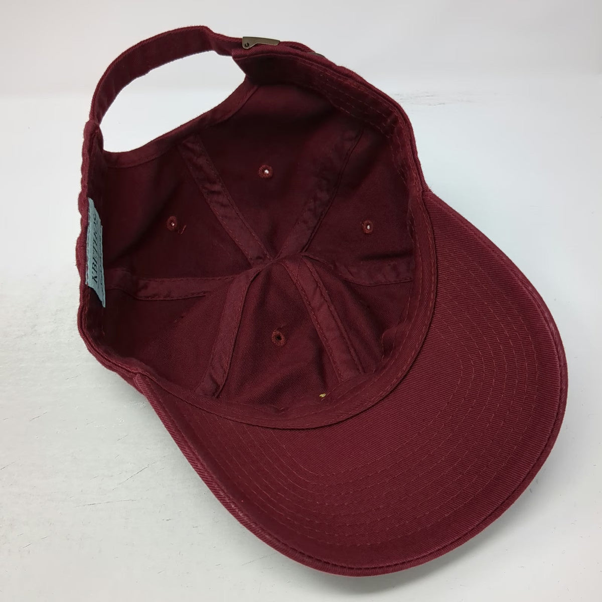 KBETHOS Baseball Cap Red One Size Henny Embroidered Cotton Slideback Buckle Hat