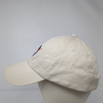 NASA Slideback Hat Tan One Size Adjustable Embroidered Prairie Mountain Cotton