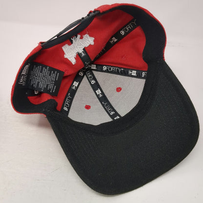 New Era Nebraska Cornhuskers NCAA Snapback Red Hat One Size Black Huskers Script