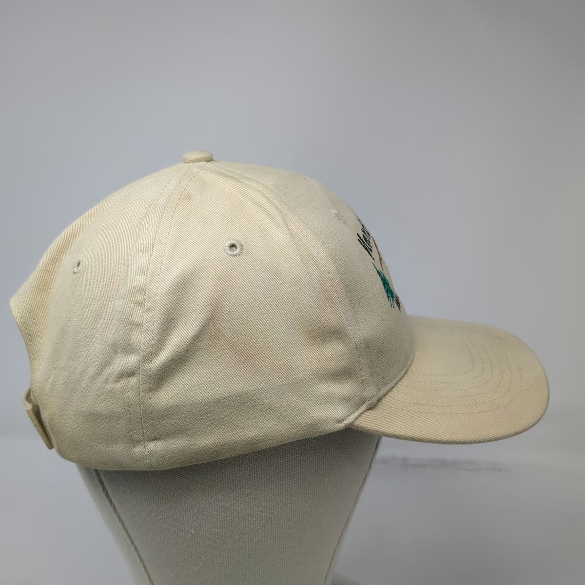 Richardson Baseball Cap Beige One Size North Shore Lodge Warm Lake Idaho Hat