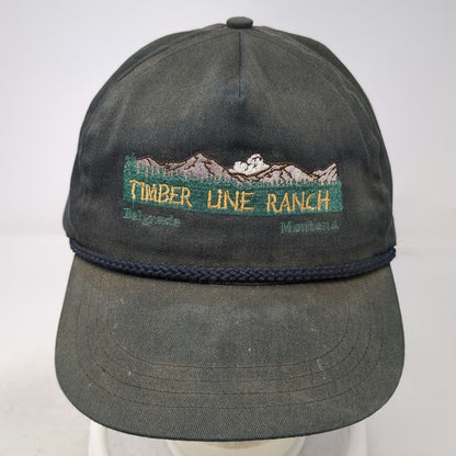 DGR Sales 5 Panel Green One Size Timber Line Ranch Belgrade Montana Rope Hat