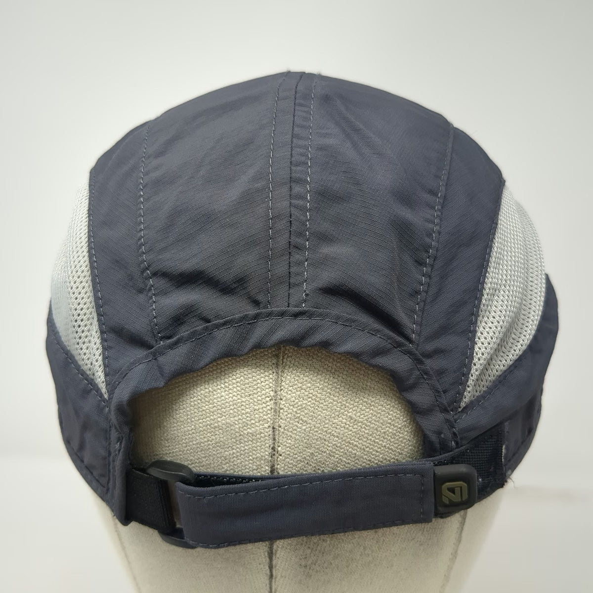 GADIEMKENSD Baseball Cap Gray L Mesh Nylon Running Adjustable Slideback Hat