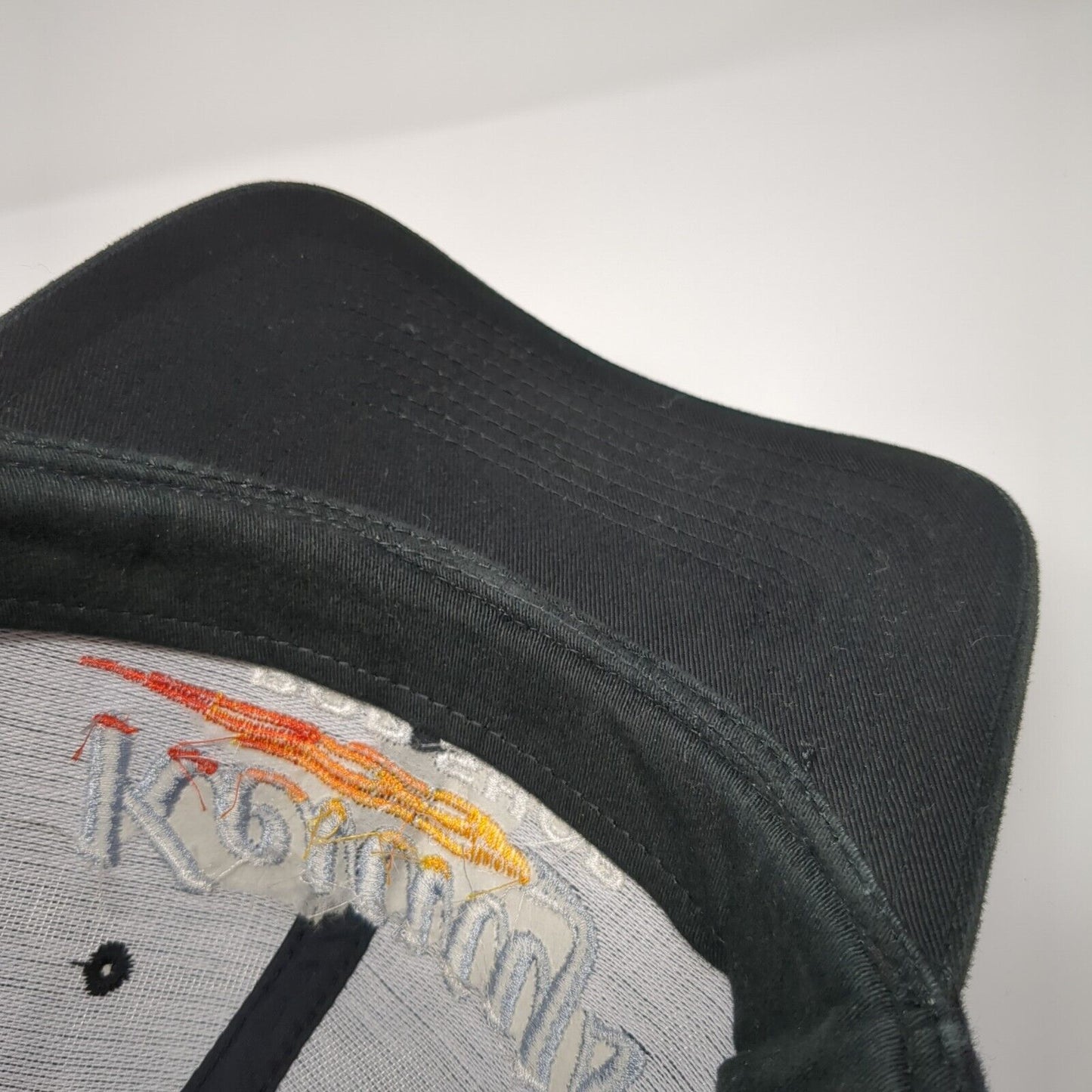 Kenny's Rod Shop Fitted Hat Black L-XL Embroidered 6 Panel Otto Flex