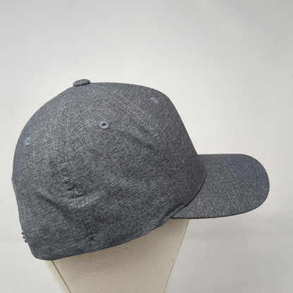Yupoong Snapback Hat Gray One Size Adjustable 110 Flexfit Tech Blank Polyester