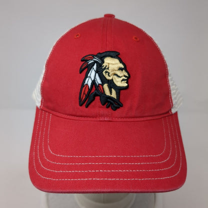 Indian Boise Snapback Trucker Hat Red M/L Mesh Back Richardson Outdoor
