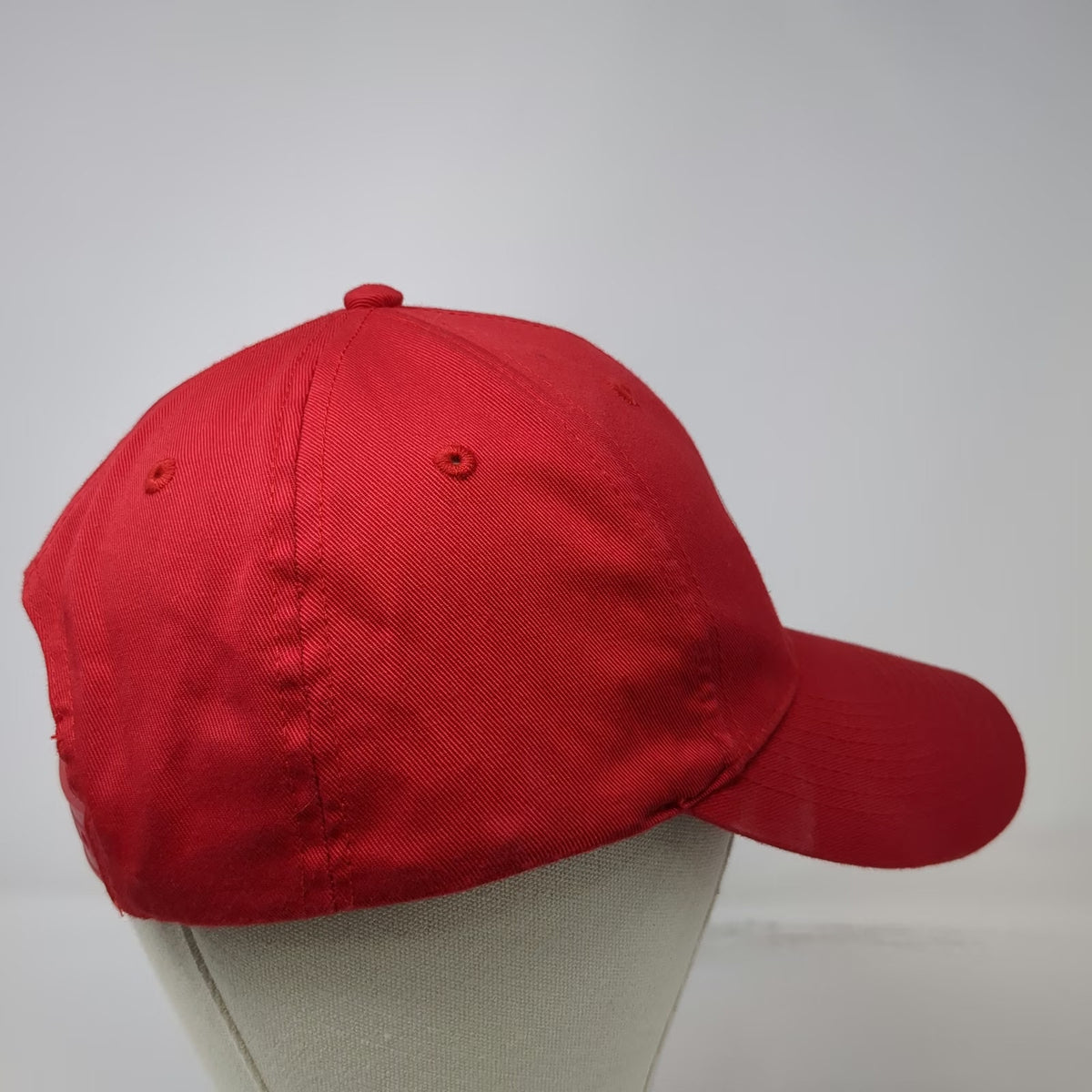 Otto Snapback Red One Size Hat Embroidered Honda Wing Logo Curved Brim Racing
