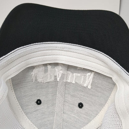 Richardson Baseball Cap Black XL Paulin Farms Corn Logo Mesh Back Hat Stretch