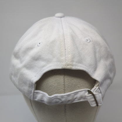 Mrs. Slideback Hat White One Size Adjustable Embroidered Solid 6 Panel