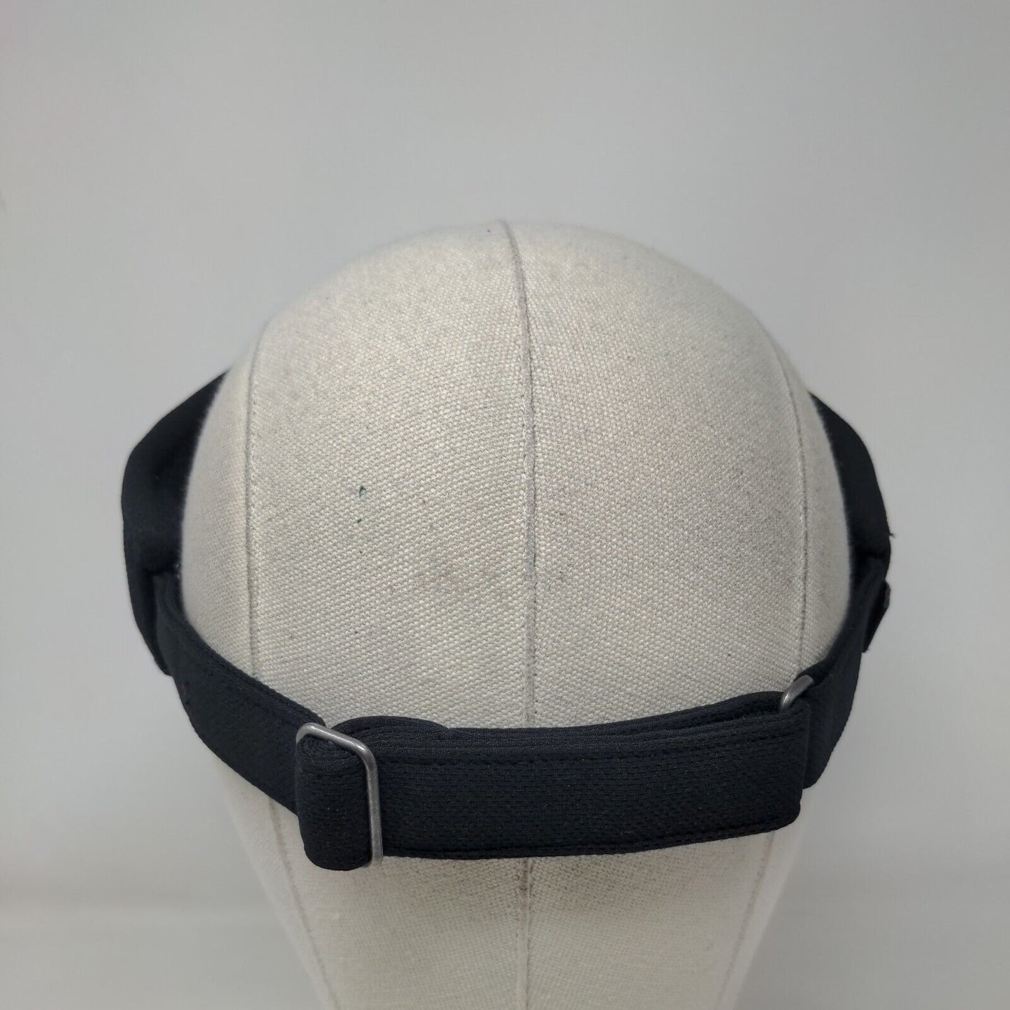CL Strapback Sun Visor Cap Black OS Adjustable Embroidered Pacific Headwear