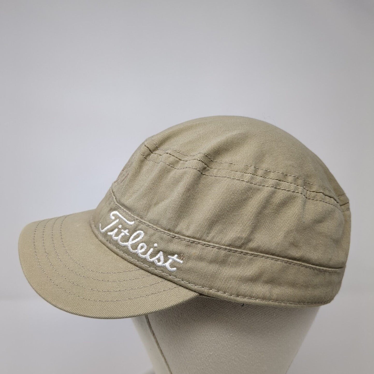Titleist Strapback Cadet Army Cap Tan One Size Adjustable Embroidered Cotton