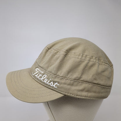 Titleist Strapback Cadet Army Cap Tan One Size Adjustable Embroidered Cotton