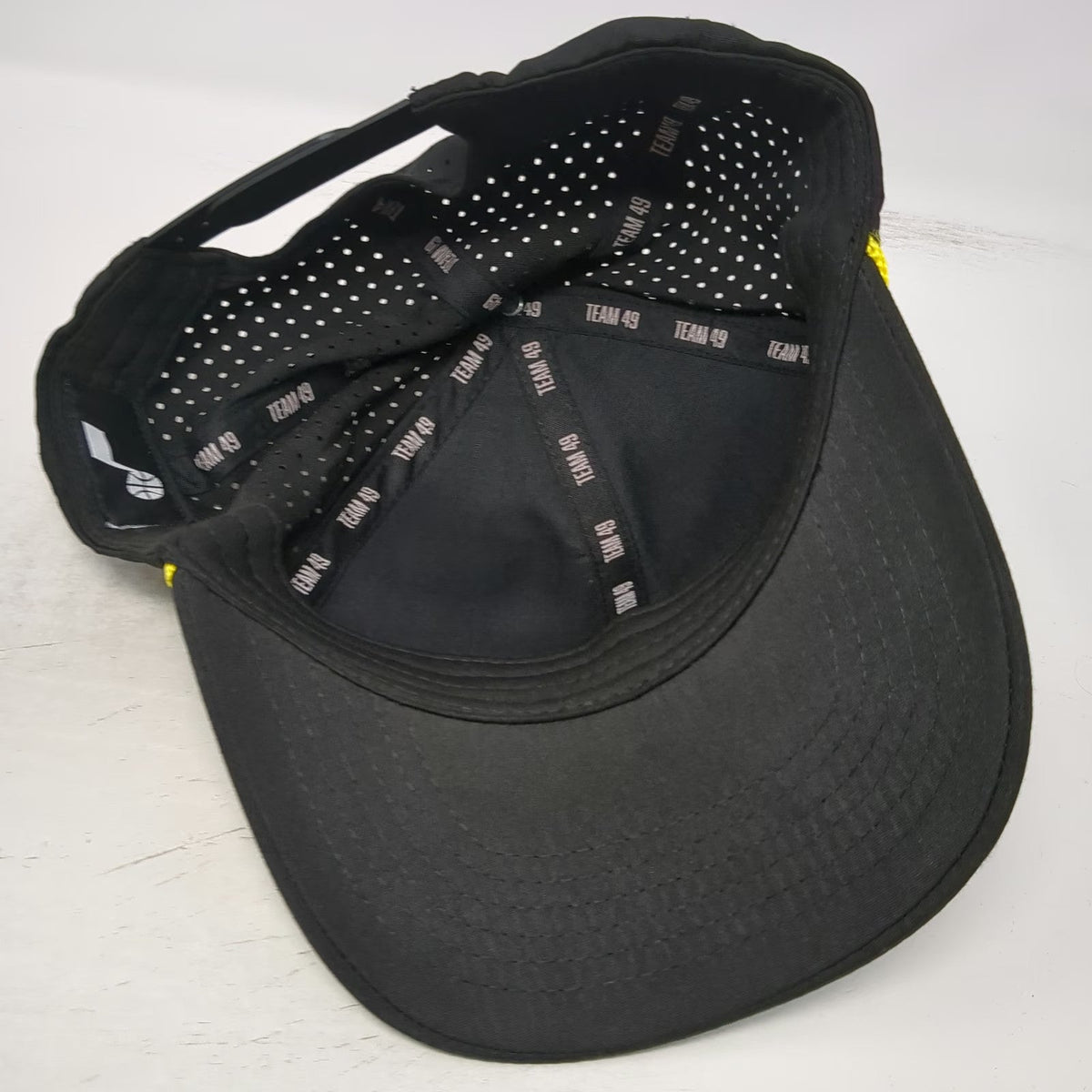 Utah Jazz Team 49 Trucker Hat Black One Size Snapback Rope Cord Rubber Patch