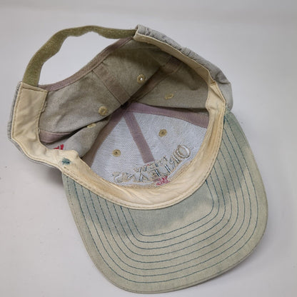 New Orleans Louisiana Strapback Hat Gray OSFA Embroidered 6 Panel