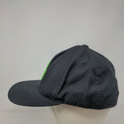 PG Snapback Hat Black One Size Adjustable Embroidered The Classics Yupoong