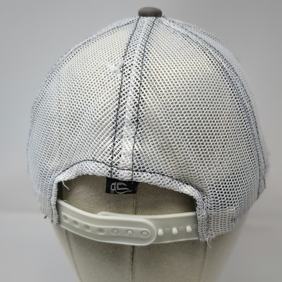Outdoor Cap Trucker Hat Gray One Size Maibec US Canada Flags Mesh Snapback