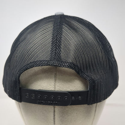 Richardson Trucker Hat Gray Black One Size Duck Creek Utah Adventure Awaits