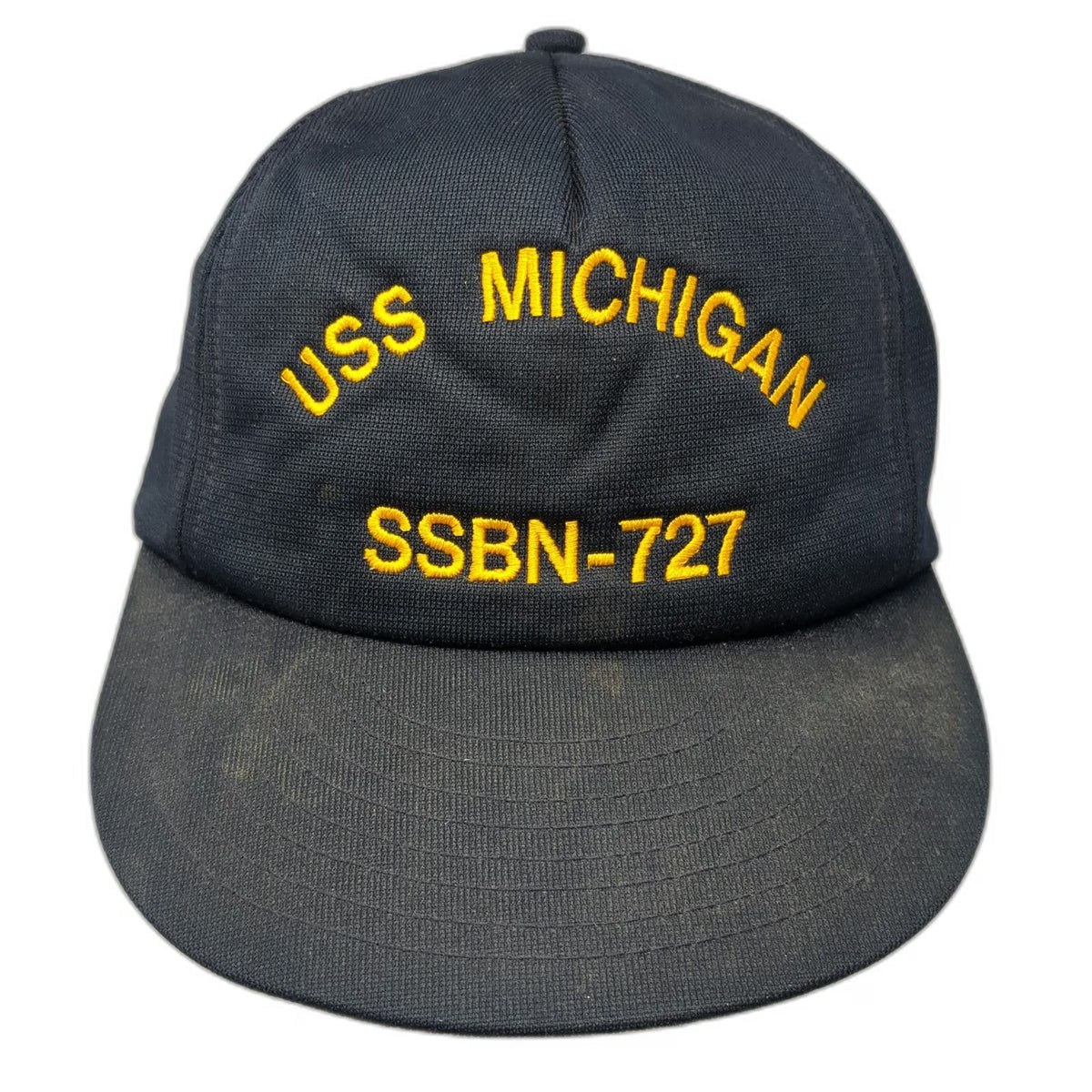USS Michigan SSBN-727 Navy Submarine Hat 5 Panel Blue One Size Snapback USA