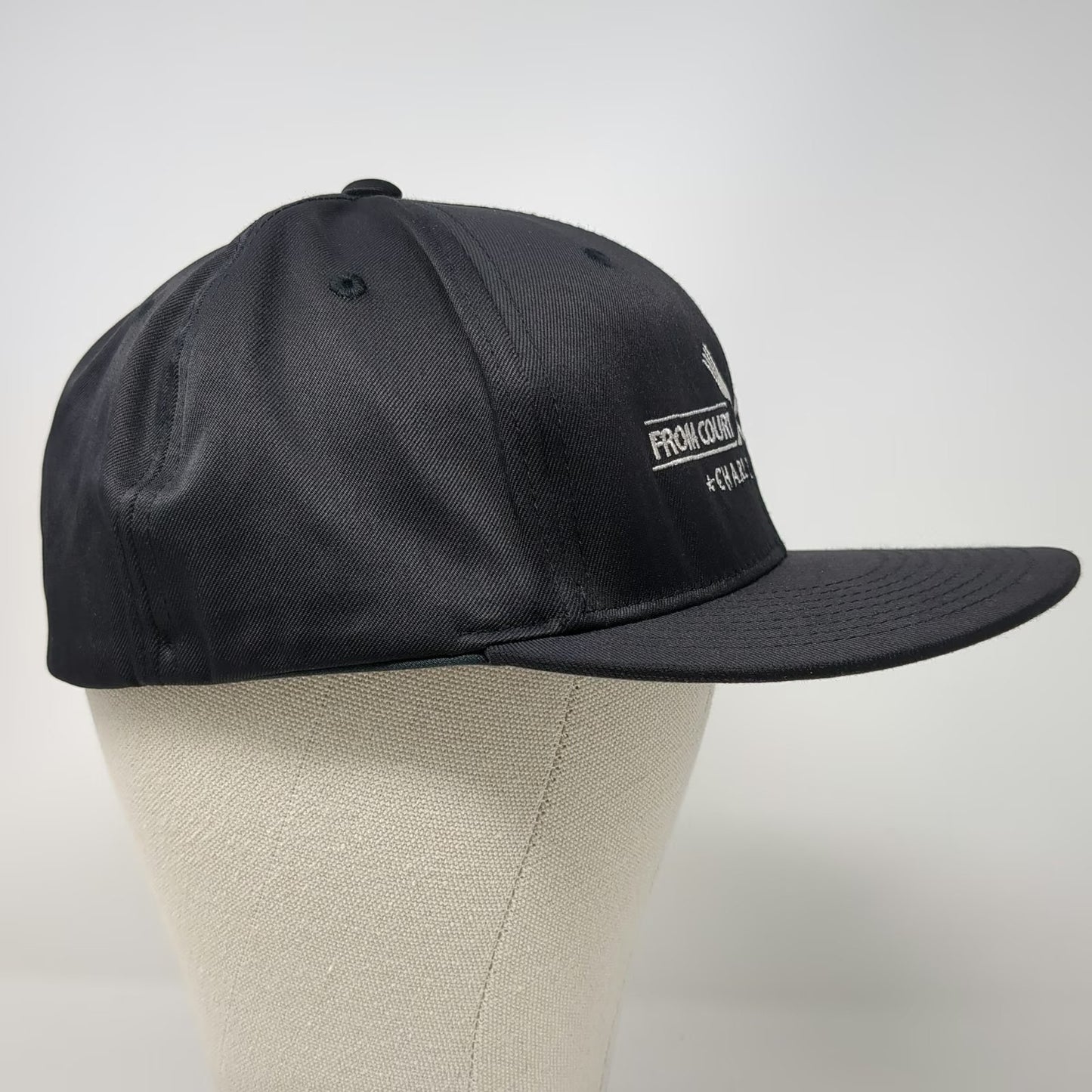 Pacific Headwear Baseball Cap Black XL Charles Oakley From Court To Kitchen Hat