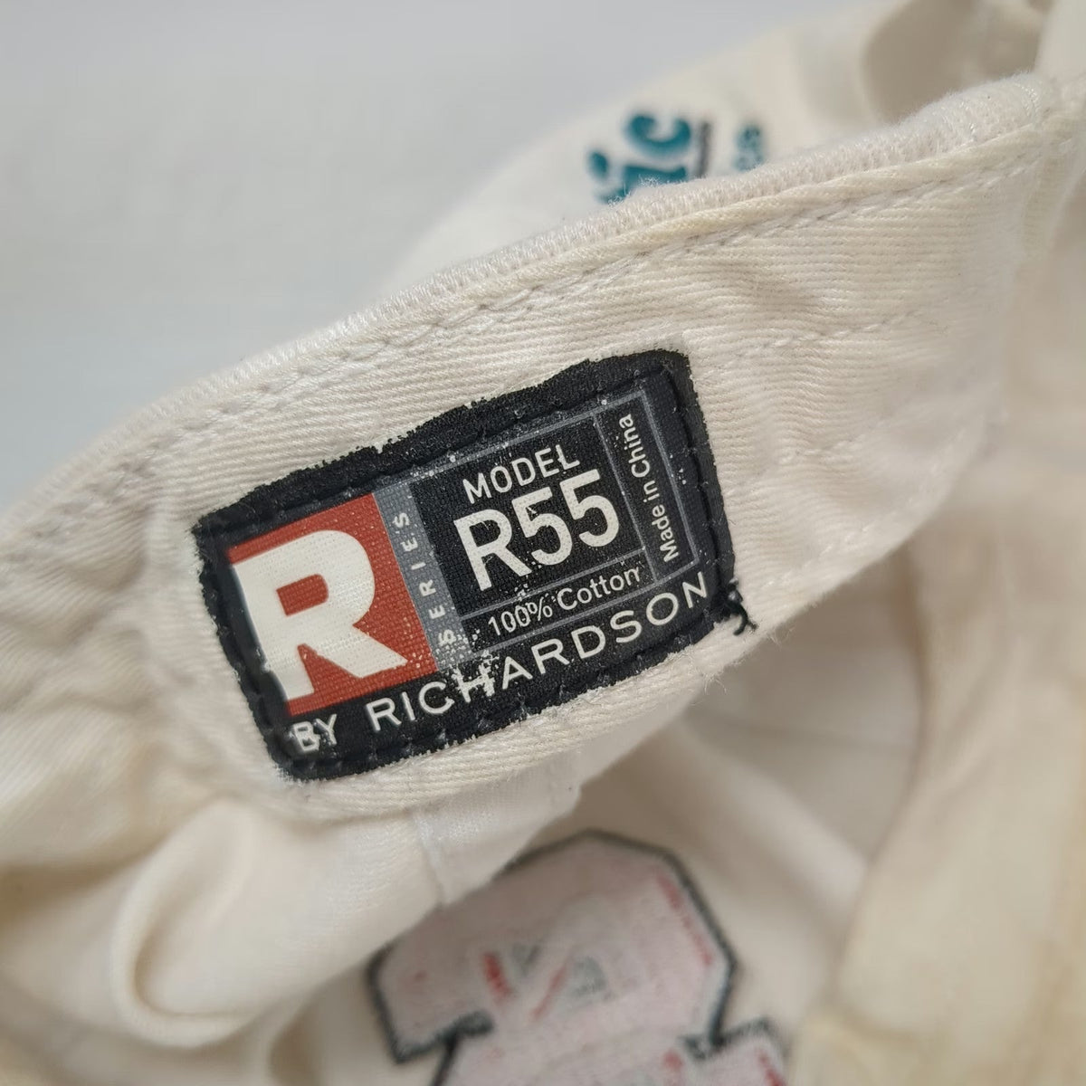 Richardson Baseball Cap White One Size NC State Atlantic Tire Service Cotton Hat