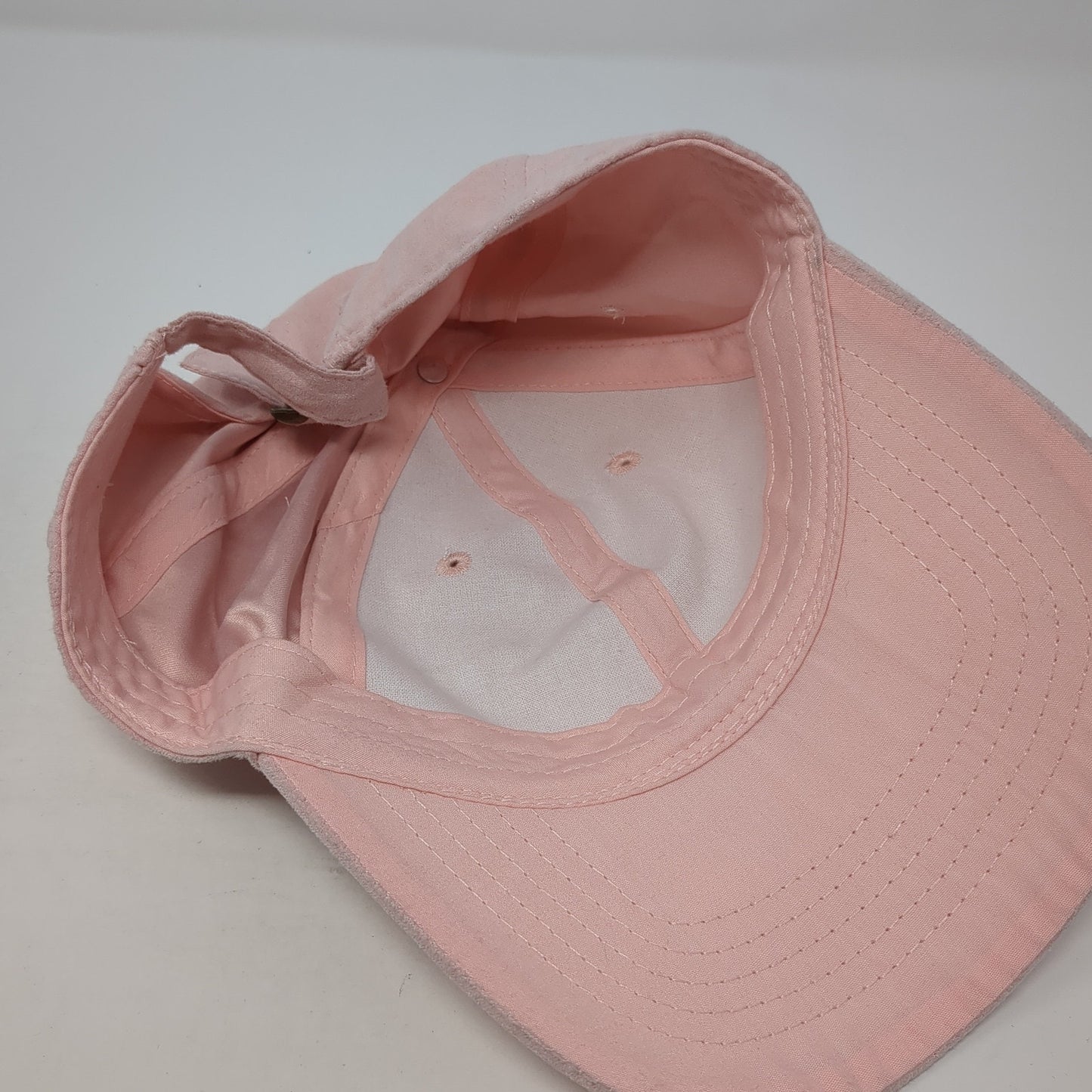Unbranded Slideback Baseball Cap Pink One Size Adjustable 6 Panel Blank