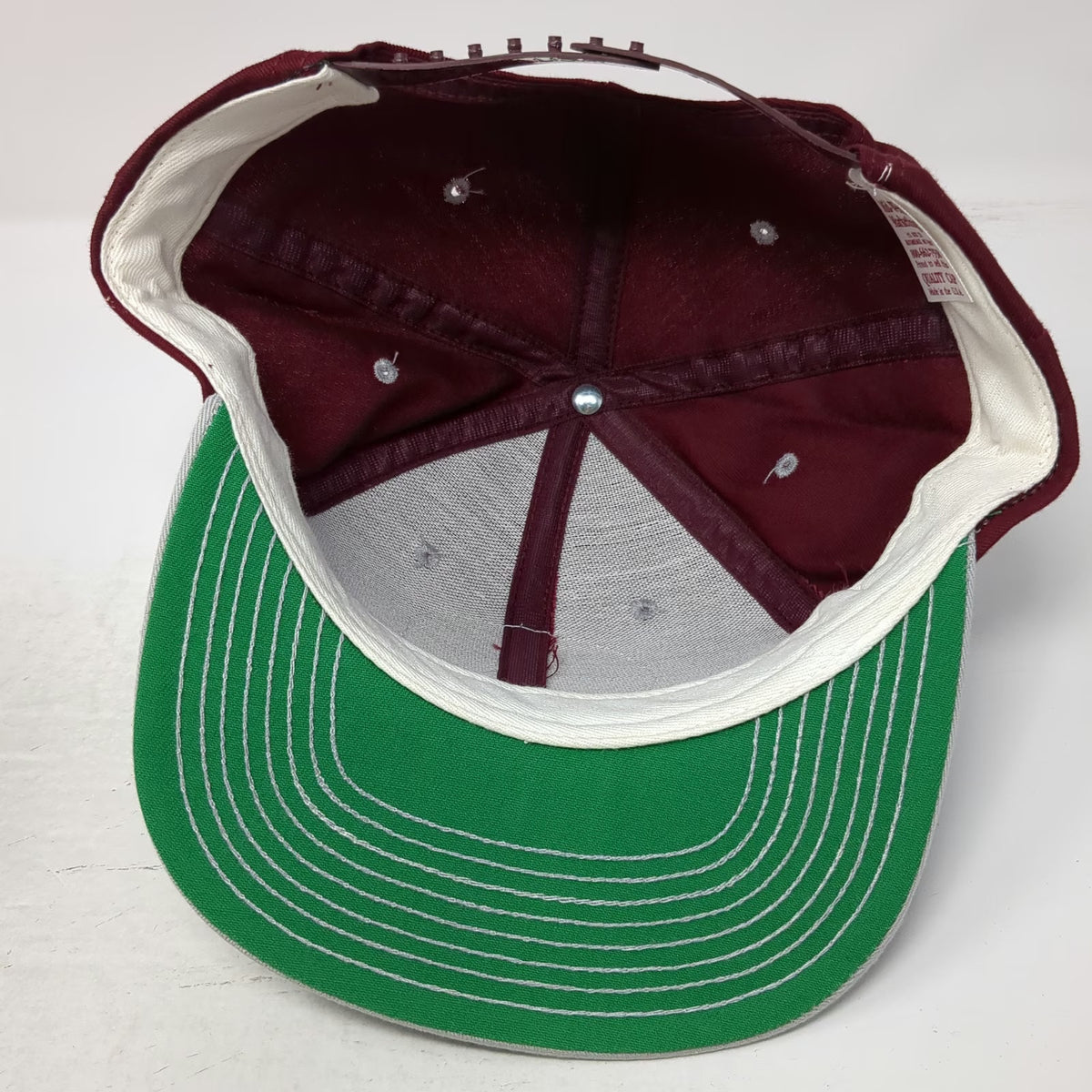 Mid-West Marketing Snapback Hat Red Gray One Size Doe Run Lead Smelting 100th