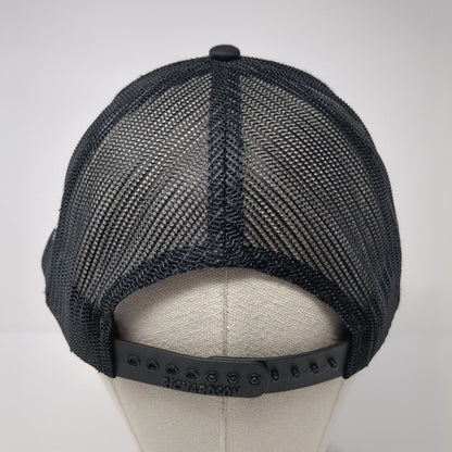 BIG GUN Nelson Snapback Trucker Hat Black One Size Mesh Back Outdoor