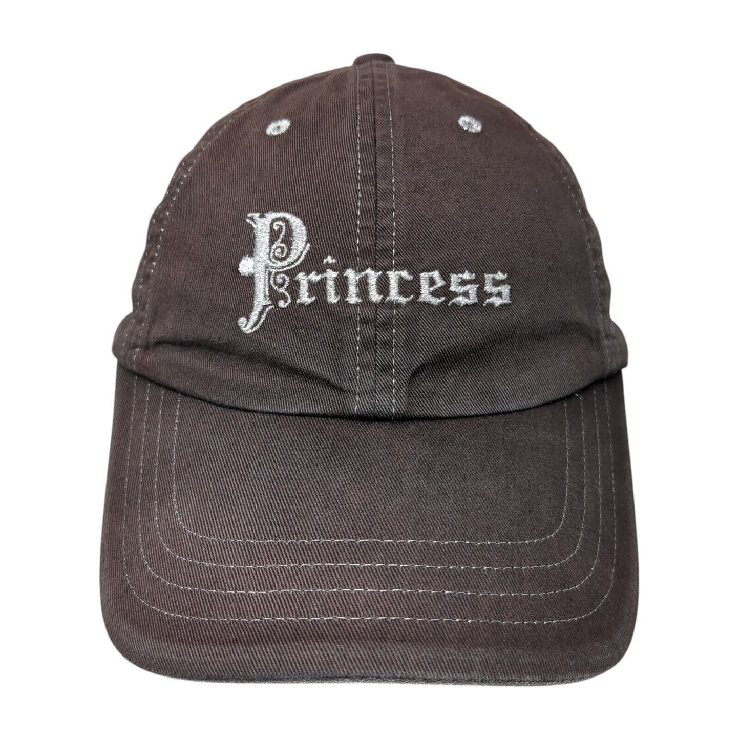 Princess Strapback Hat Black One Size Adjustable Disneyland Resorts