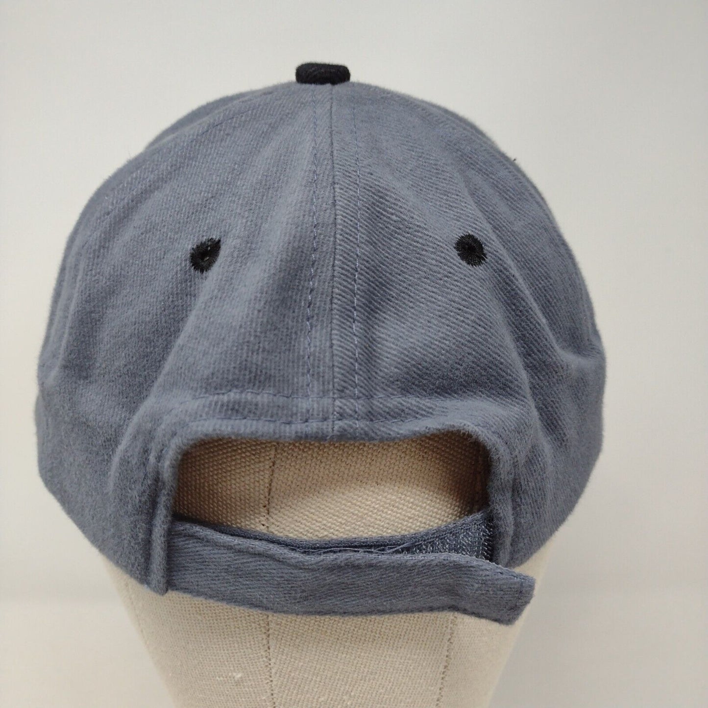 St. Maarten NA Strapback Hat Gray OSFA Colorblock Embroidered 6 Panel