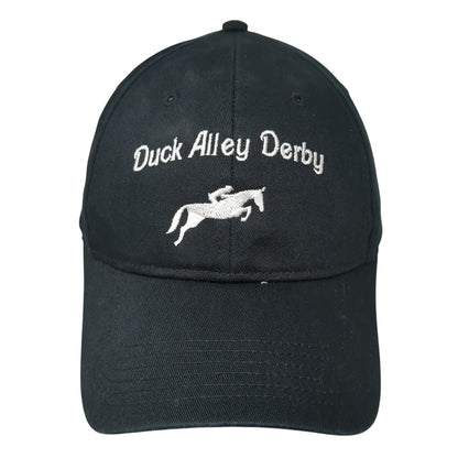 Duck Alley Derby Eagle Idaho Strapback Hat Black One Size Adjustable Otto