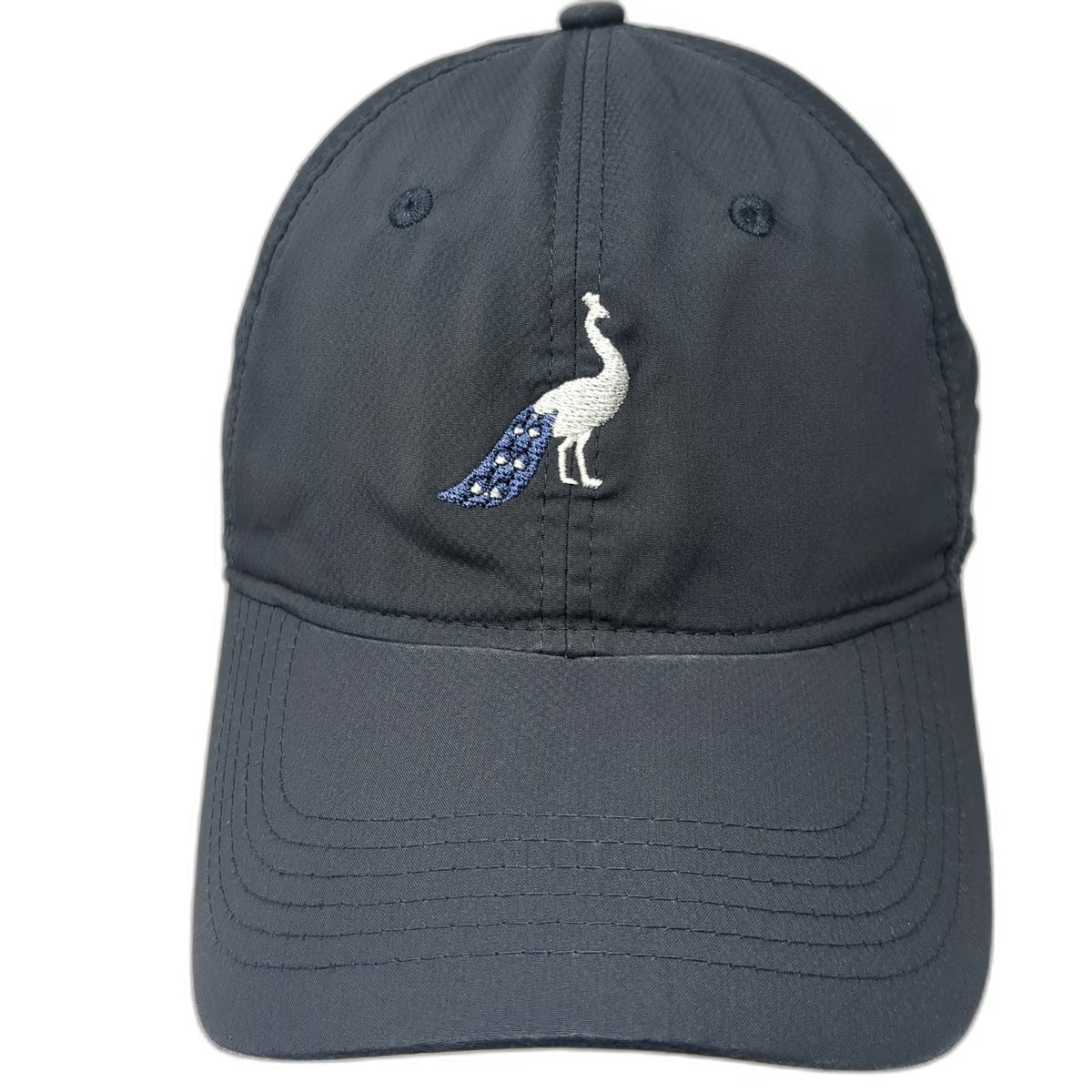 ahead Baseball Cap Blue One Size Peacock Staff Performance Adjustable Strap Hat