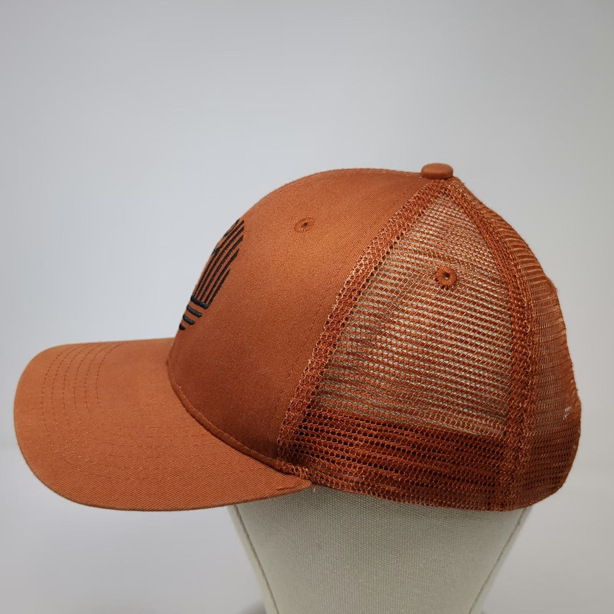 Flylow Trucker Hat Brown One Size Snapback Mesh Mountain Sun Logo Home Grown