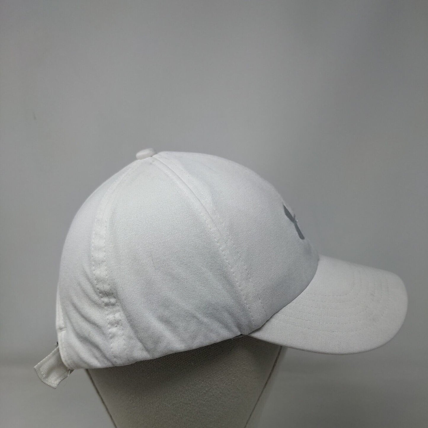 Under Armour Slideback Hat White One Size Solid Adjustable Embroidered