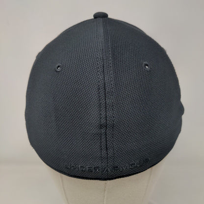 Under Armour Blitzing Fitted Hat Black M/L Classic Fit Embroidered