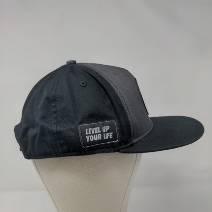 Black Box VR Fitness Immerse & Emerge Snapback Hat Black OS Level Up Your Life
