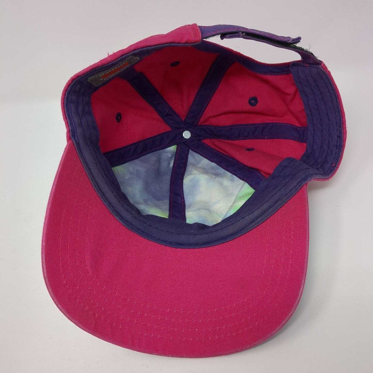 Peace Strapback Hat Multicolor OS Adjustable Colorblock Vented Holes Concept One