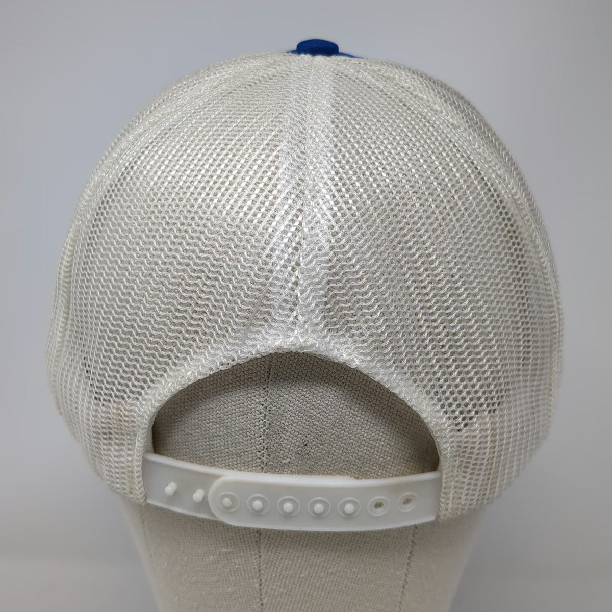 Arnell Trucker Hat Blue White One Size Mesh Snapback AS&E CT Patch Taiwan Tag