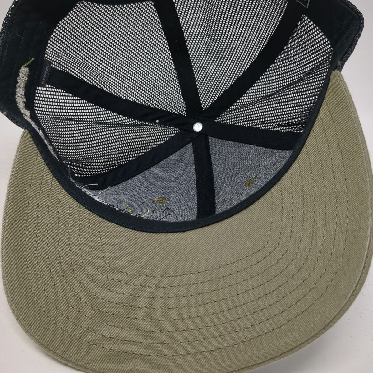 Richardson Trucker Hat Green Black One Size 360 Ranch Boar Mesh Snapback Cap