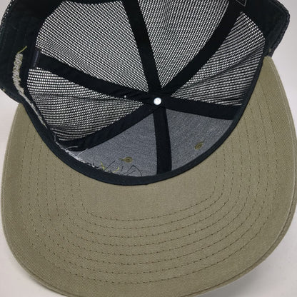 Richardson Trucker Hat Green Black One Size 360 Ranch Boar Mesh Snapback Cap