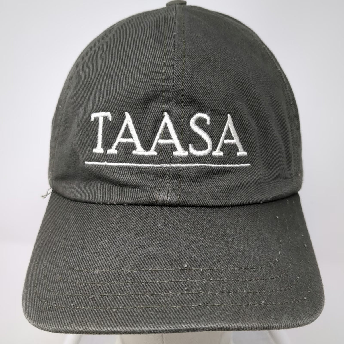 Jonsson Baseball Cap Gray One Size Slideback TAASA Embroidered Cotton Hat