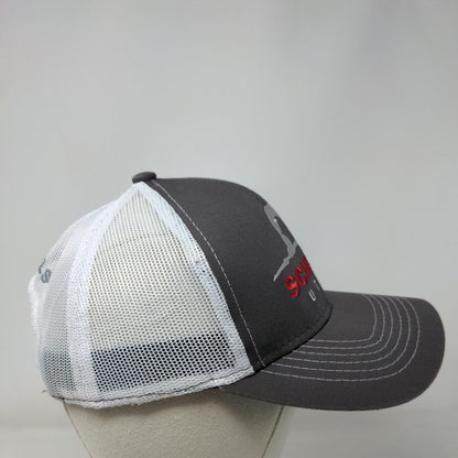 Scheels Utah Snapback Trucker Hat Gray OSFM Adjustable Mesh Back Outdoor Cap