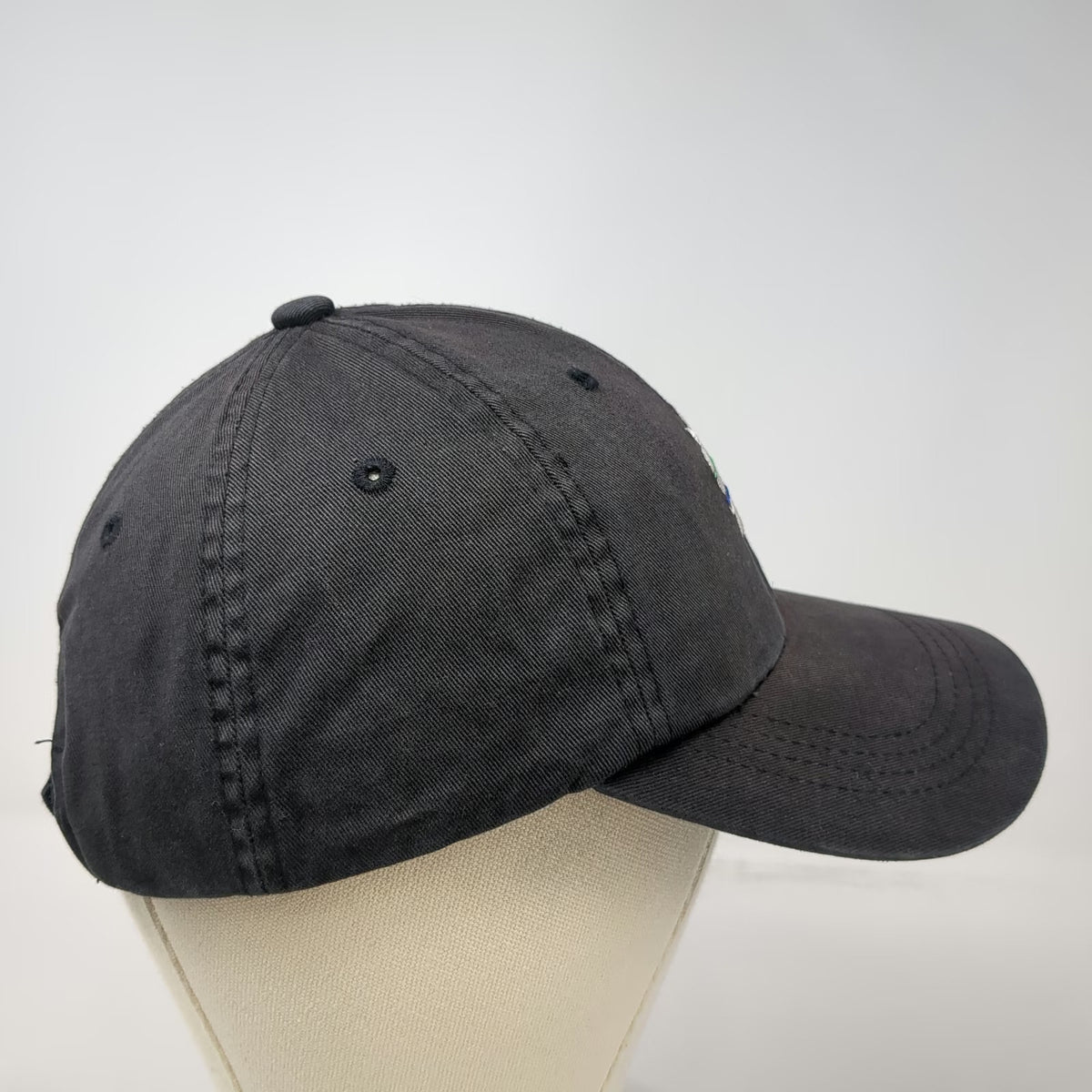 Imperial Baseball Cap Black One Size Waikoloa Hawaii Embroidered Strapback Hat