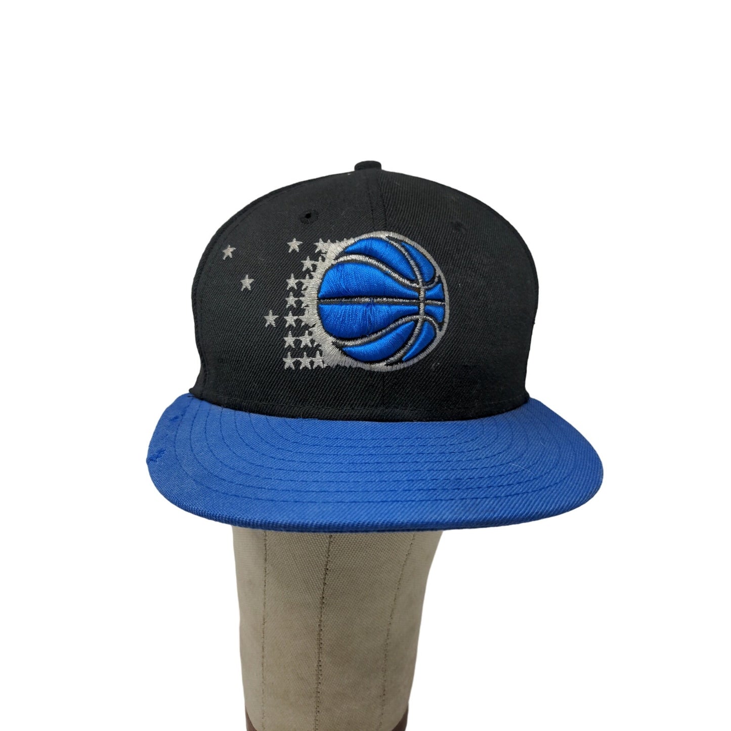 New Era 59Fifty NBA Orlando Magic Hardwood Classics Fitted Hat SZ 7 Black & Blue