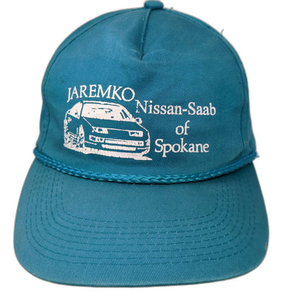 Fine Tree 5 Panel Blue One Size Jaremko Nissan Saab Spokane Rope Snapback Hat