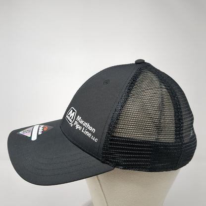 Marathon Pipe Line LLC Snapback Trucker Hat Black OS Adjustable Mesh Back W/Tags