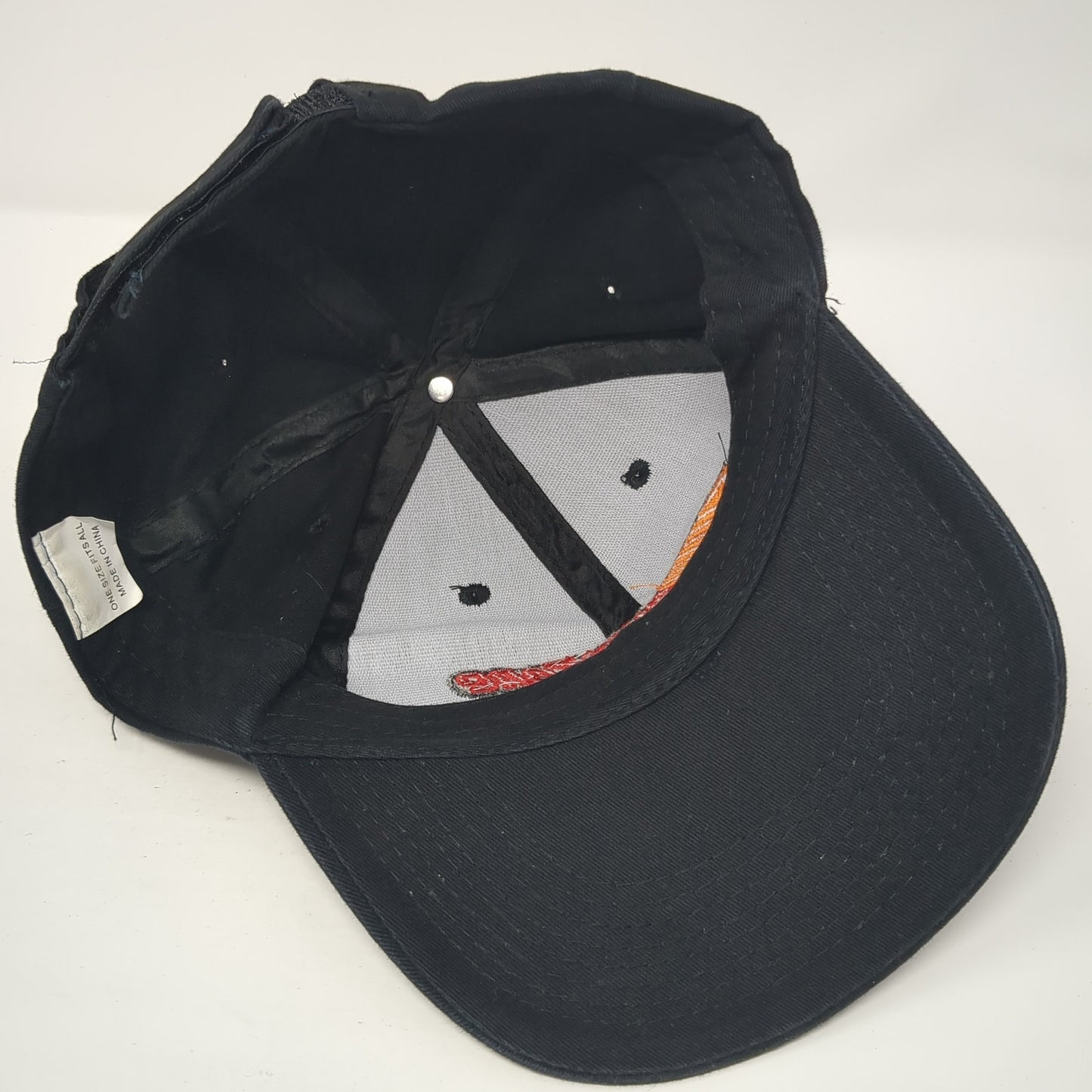 AutoZone Strapback Hat Black One Size Adjustable Embroidered 6 Panel