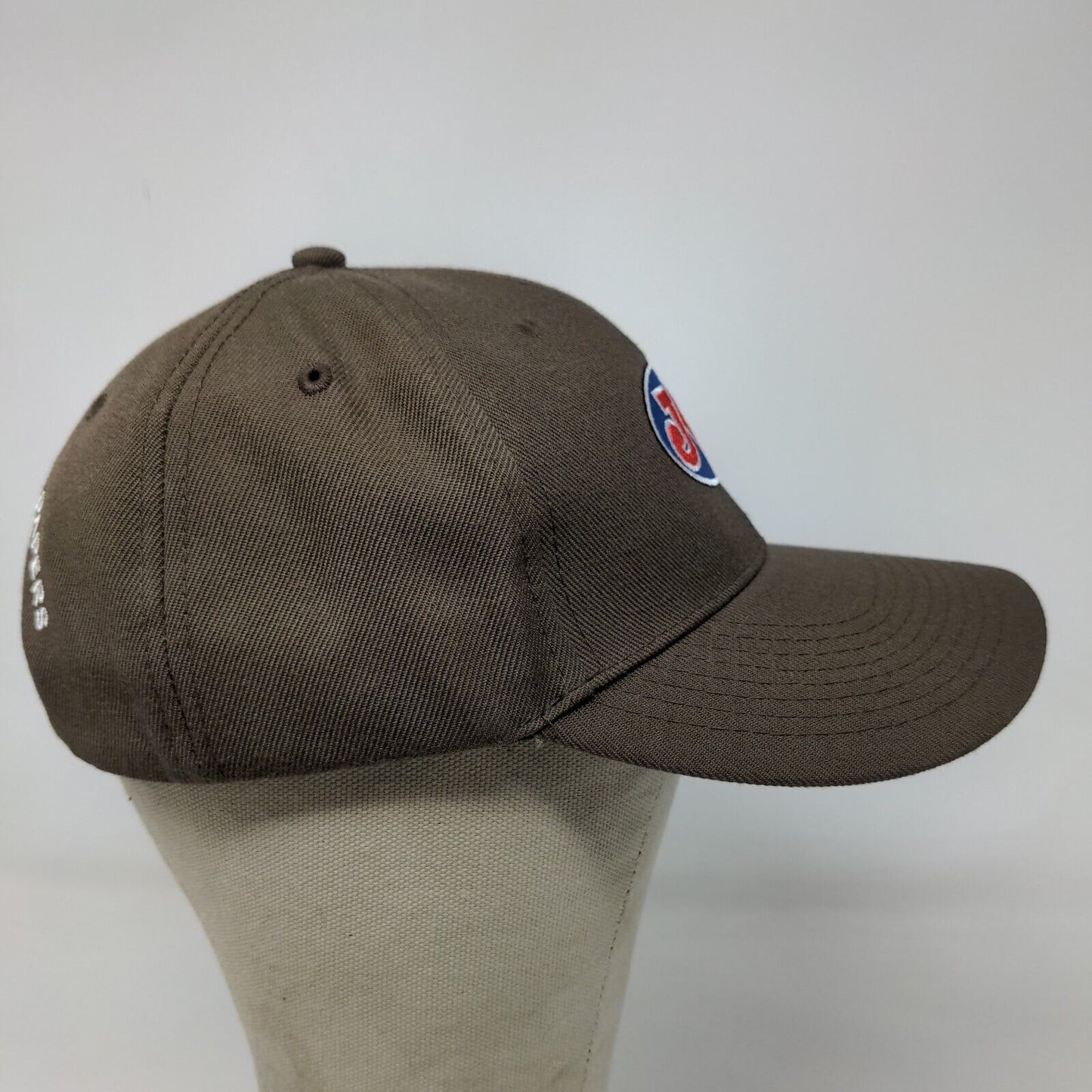 Job Men's Strapback Hat Brown OSFA Embroidered Virgin Rolling Papers Logo