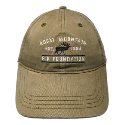 Ouray Sportswear Baseball Cap Green One Size Rocky Mountain Elk Foundation Hat
