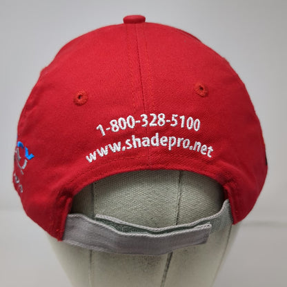 ShadePro Baseball Cap Gray Red One Size Quartzsite 2019 American Flag RV Legacy