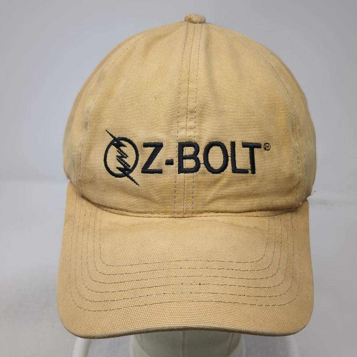 Baseball Cap Brown One Size Fits Most Z-BOLT Logo USA Flag Patch hat